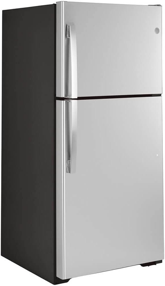 GE GTS19KYNRFS 19.2 Cu. Ft. Stainless Top-Freezer Refrigerator