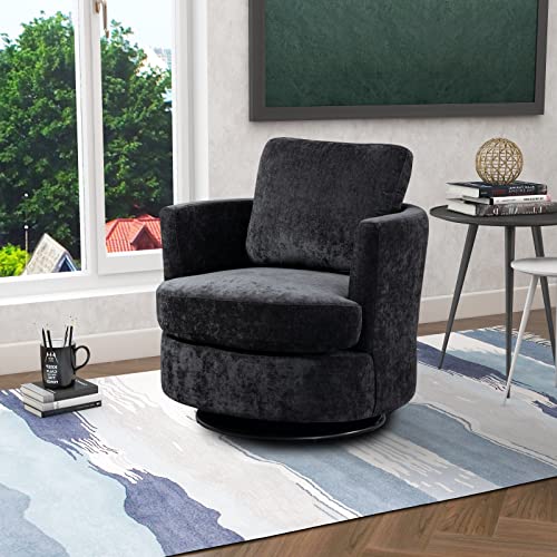 ODUWA Swivel Barrel Chair Set of 2