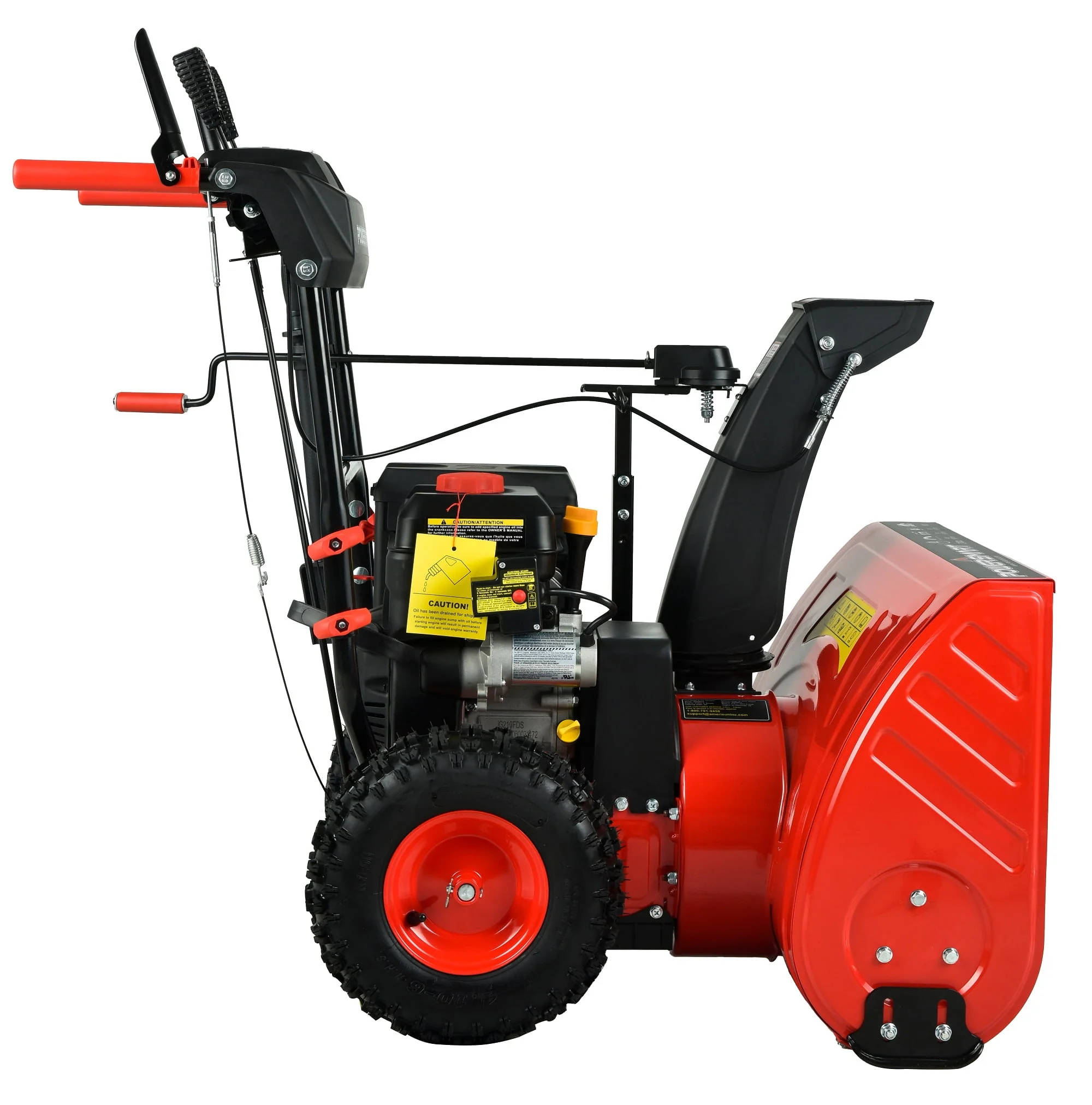 PowerSmart PSSW24 24 in. 212cc 2-Stage Electric Start Gas Snow Blower