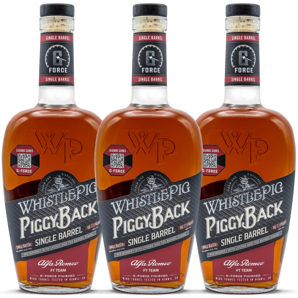 WhistlePig PiggyBack Single Barrel Legends Series: Alfa Romeo F1 G Force Finish - Nestor Liquor