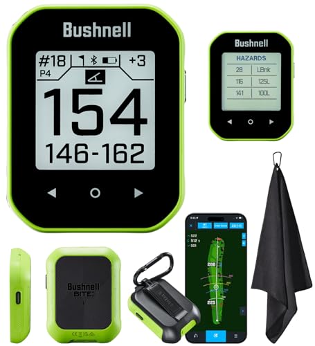 Bushnell Golf Phantom 3 Slope GPS Handlheld (Green) | 38,000+ Courses, Slope Compensation, Hazard Info, Distance Calculator, Scorekeeping