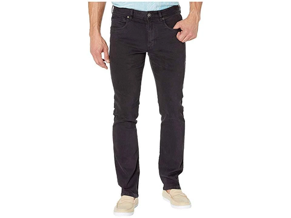 Tommy Bahama Boracay Brushed Twill Five-Pocket Pant - Black