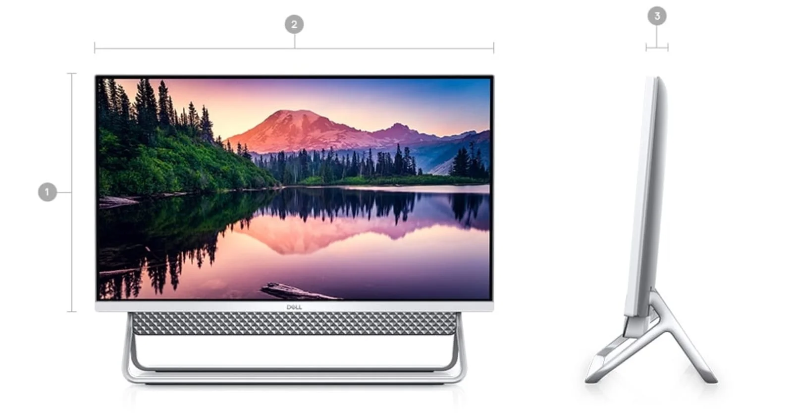 Restored Dell Inspiron 5400 AIO (2020) | 23.8" FHD | Core i3 - 1TB HDD - 8GB RAM | 2 Cores @ 4.1 GHz - 11th Gen CPU (Refurbished)