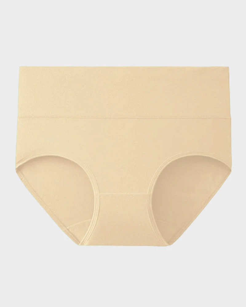 High-Waisted Full Coverage Cotton Briefs(4 pack)