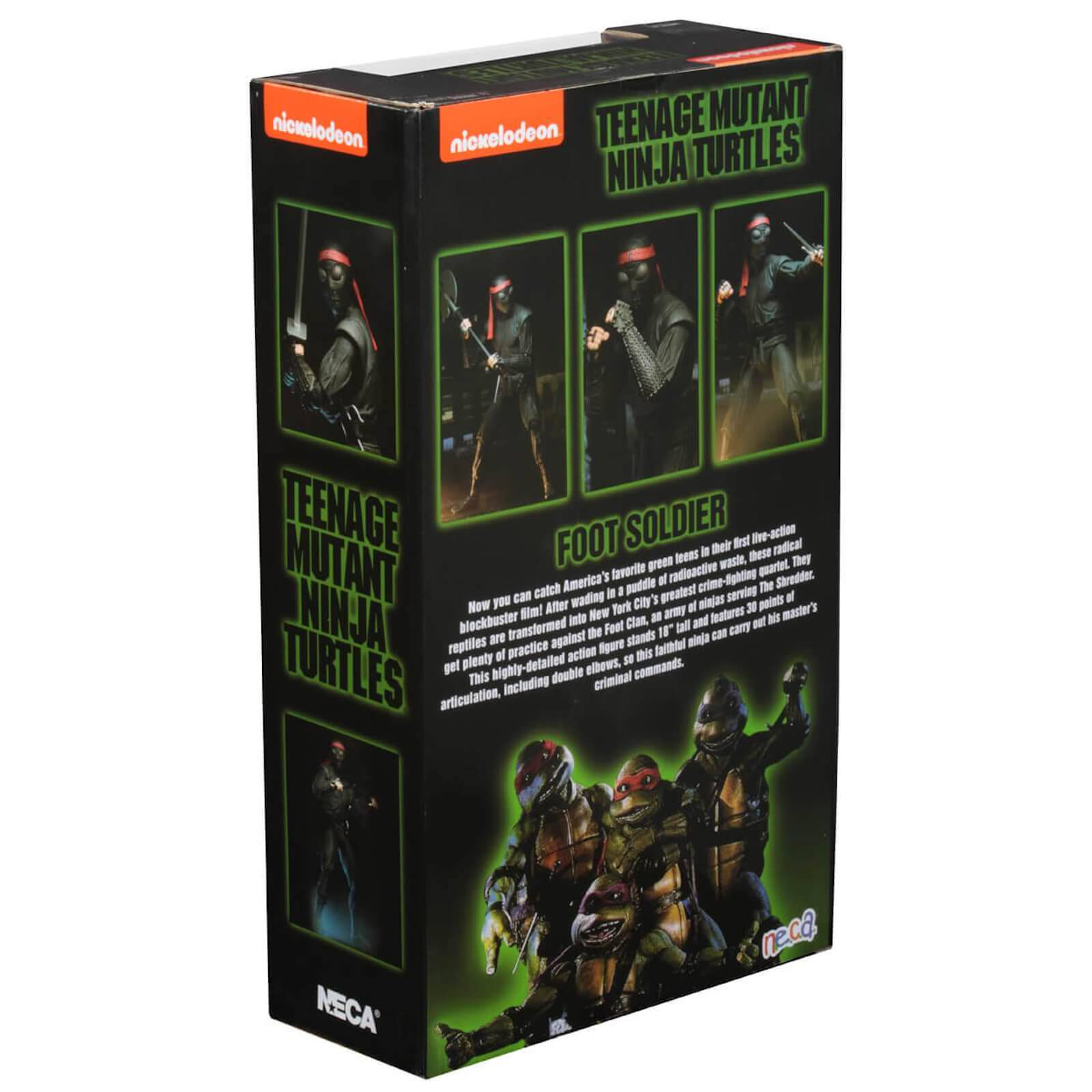 NECA Teenage Mutant Ninja Turtles (1990 Movie) 7 inch Action Figure - Foot Soldier (Melee Weaponry)