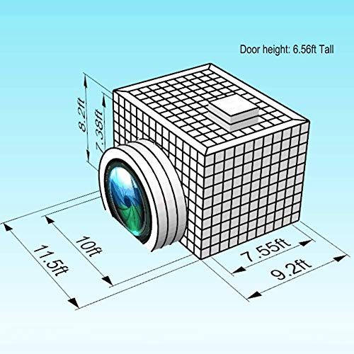 SAYOK Inflatable Party Tent Inflatable Nightclub White Inflatable Camera Photo Booth Enclosure Inflatable Cube Tent for Event, Show, Exhibition, Bars