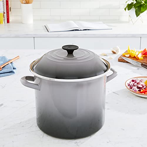 Le Creuset Enamel on Steel Stockpot, 10 qt., Olive