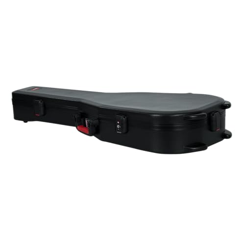 Gator Cases Molded Flight Case for Strat/Tele Style Electric Guitars with TSA Approved Locking Latch, (GTSA-GTRELEC)