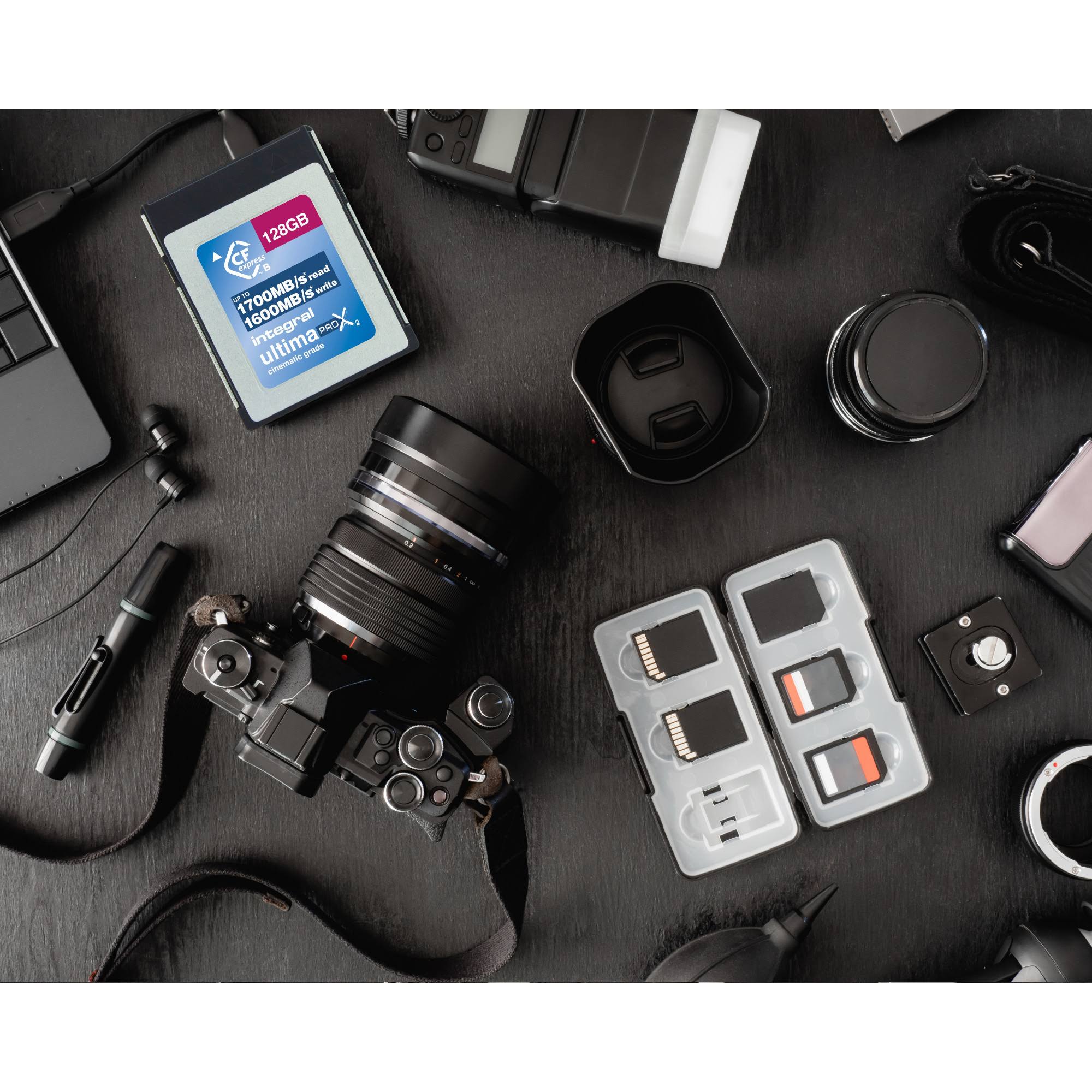 Integral 128GB, CFexpress Memory Card TypeB 2.0, 1700*11322x Read,1600 Write
