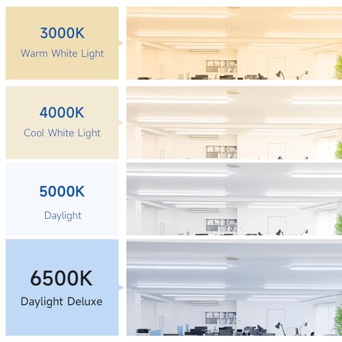 SHINESTAR 20-Pack 8FT LED Bulbs, Ballast Bypass, 44W 6500K Daylight, F96T12 LED Replacement for T8 T10 T12 Fluorescent Tubes, FA8 Single Pin