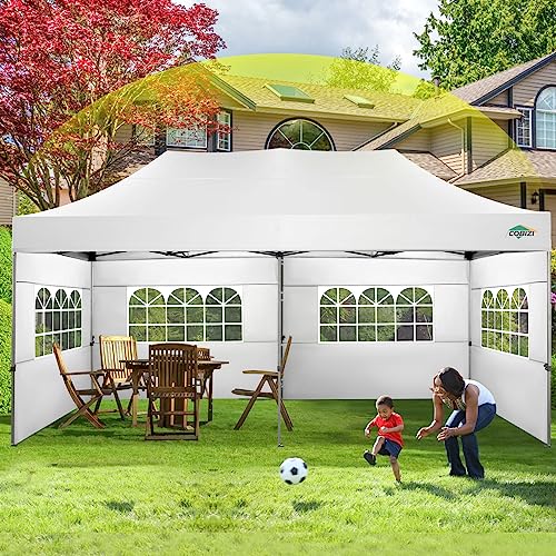 COBIZI 13x26 Pop Up Tent 13x26 Canopy with Sidewalls Heavy Duty Canopy Party Tent for Parties