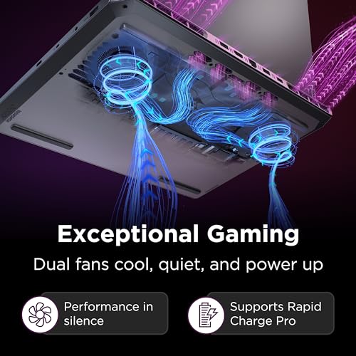 Lenovo LOQ Gaming Laptop - NVIDIA® GeForce RTX™ 4050 6GB - 15.6” FHD Display - AMD Ryzen 7 8845HS - 16GB RAM - 512GB SSD - Windows 11 Home, Luna Grey