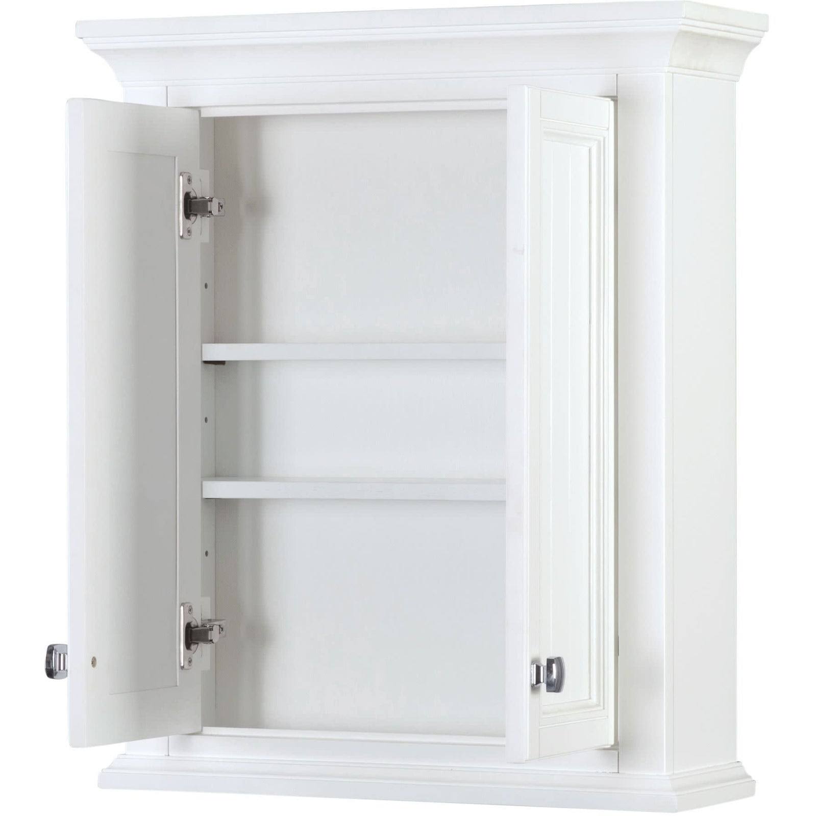 Foremost Baw2428 Brantley 28x22 Wood Wall Mounted Bathroom Cabinet - White