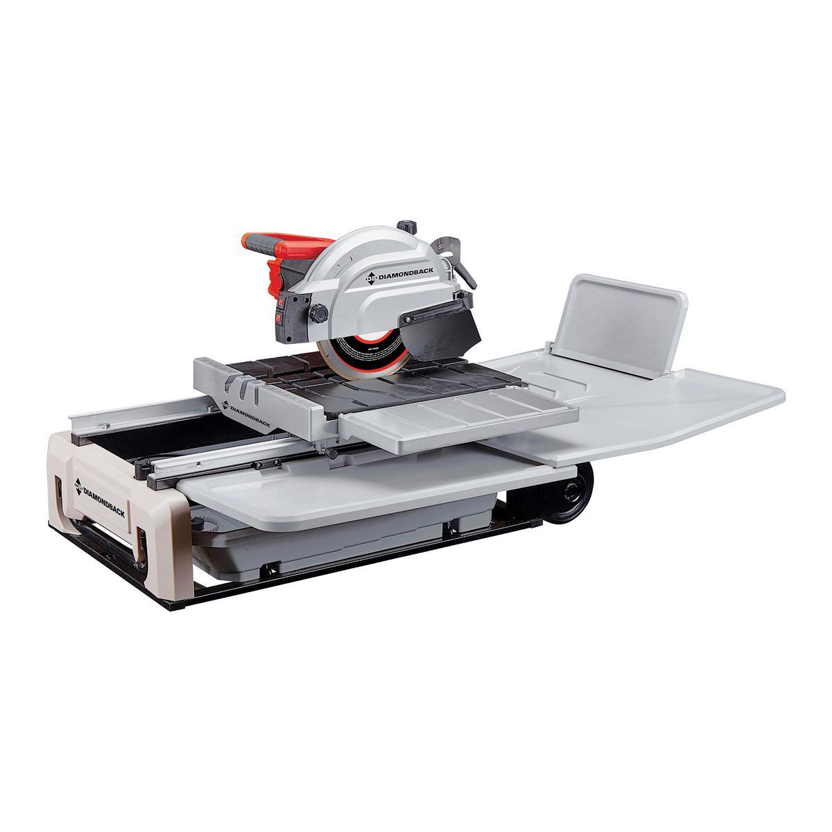 DIAMONDBACK 15 Amp, 10 in.  Wet Tile Saw with Sliding Table and Extended Rip Capacity