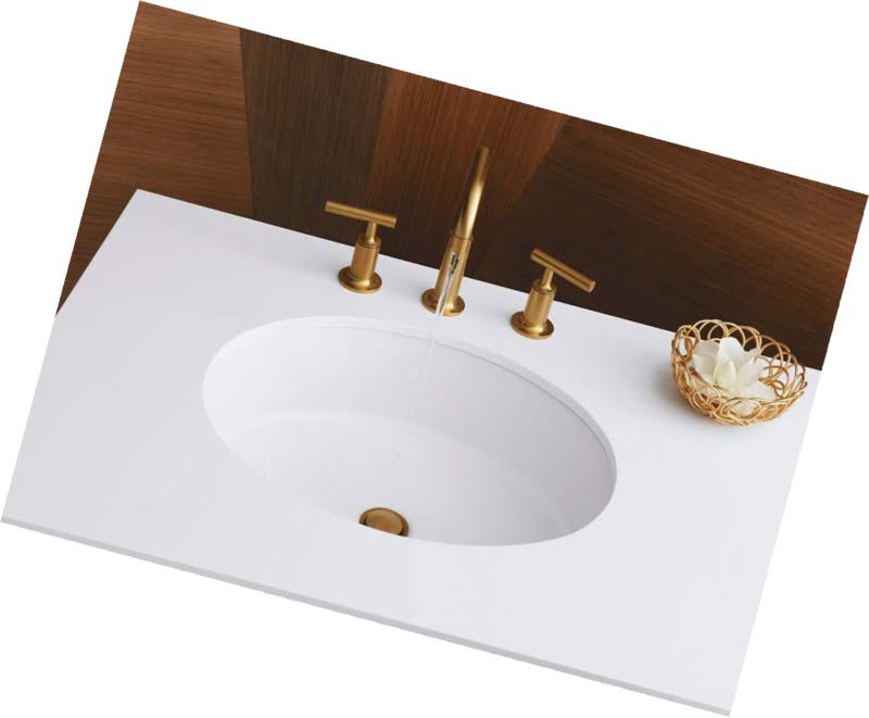 Kohler 2881-0 Verticyl Oval Undermount Bathroom Sink - White