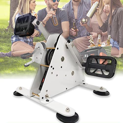 100W Hand Crank and Foot Pedal Power Generator with USB Interface - Portable Bicycle Charger for Camping, Hiking, and Emergency Power Supply