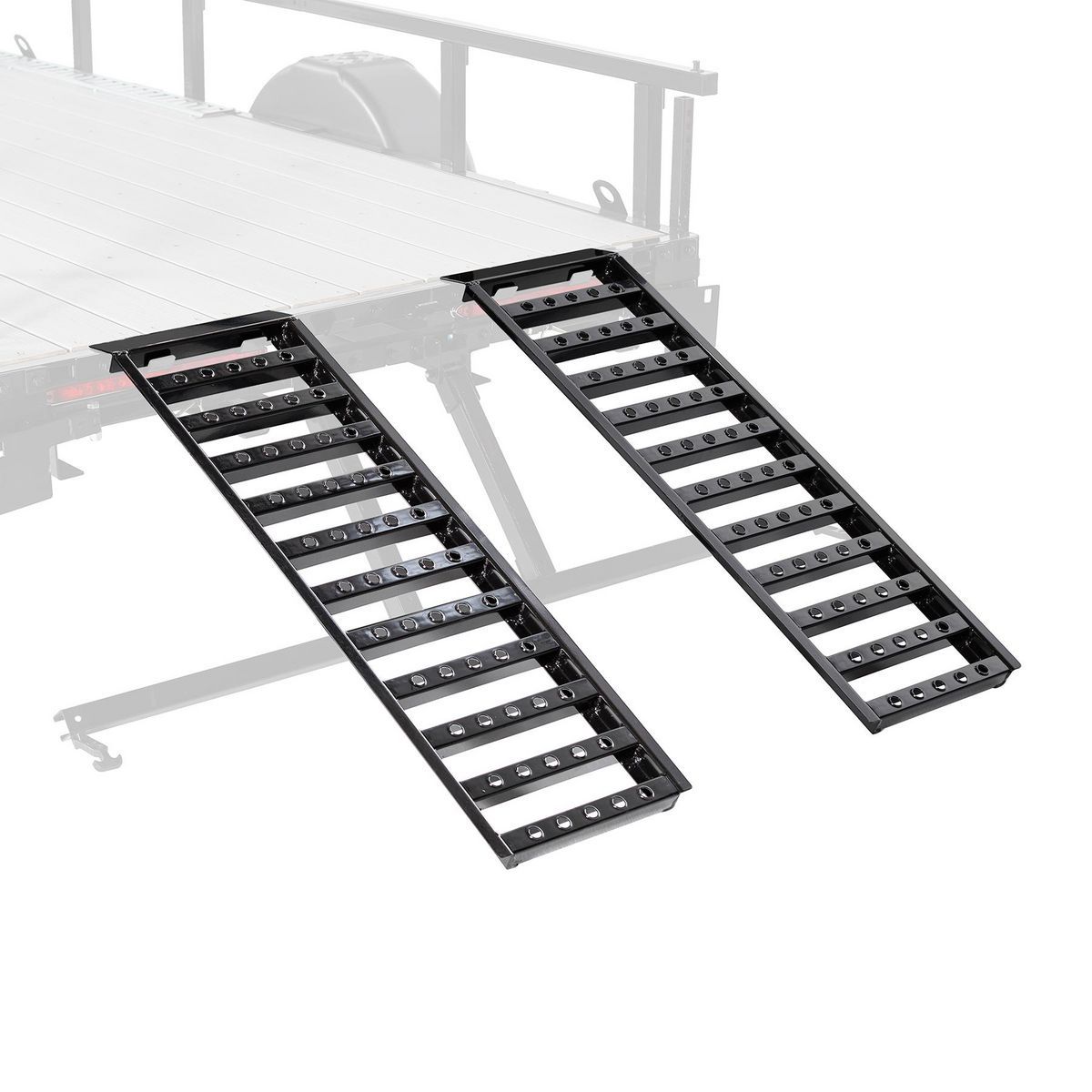 HAUL-MASTER 2000 lb. Capacity, 14 in. x 46-1/2 in. Steel Trailer Ramps