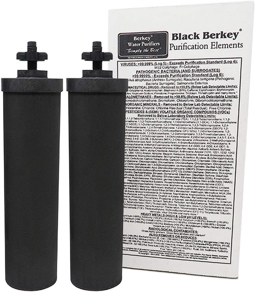Royal Berkey Gravity-Fed Water Filter with 2 Black Berkey Purification Elements