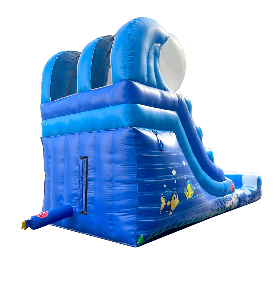 Pogo Bounce House Crossover Kids Inflatable Water Slide, Pink Unicorn with Blower, 12 ft
