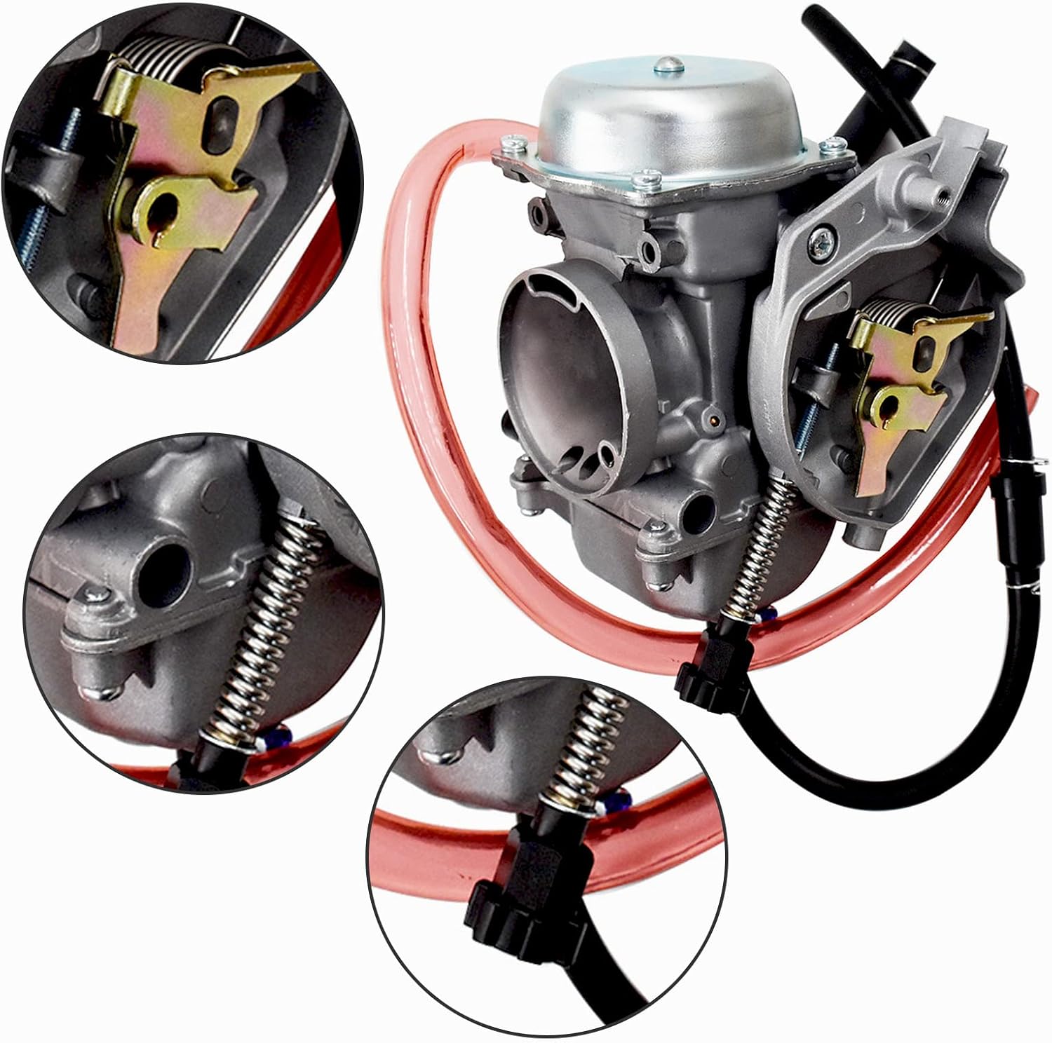Carburetor LTA500F LTF500F Carb Fit for 2002 2003 2004 2005 2006 2007 Suzuki Vinson 500 Pack of 2