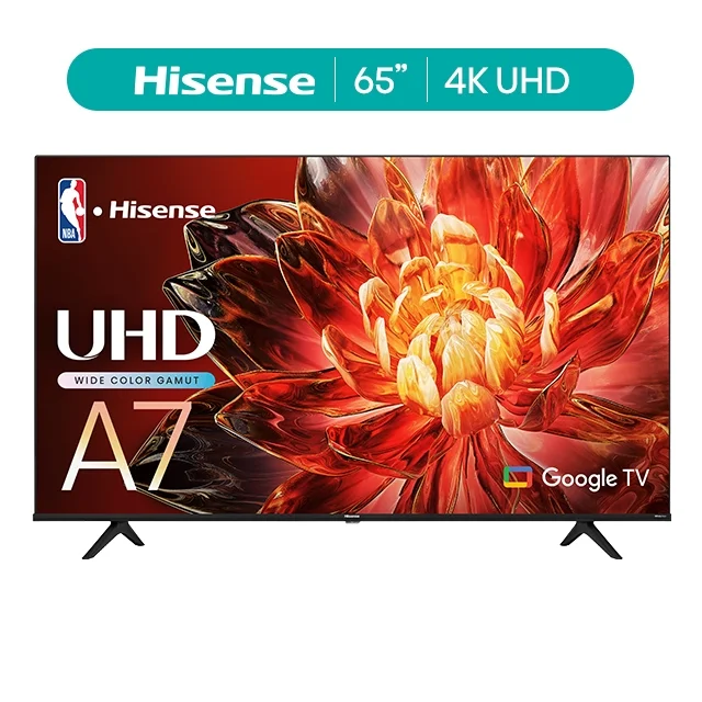 Hisense 65-Inch Class A7 Series Dolby Vision HDR 4K UHD Google Smart TV (65A7N) - Curated Treasures Market