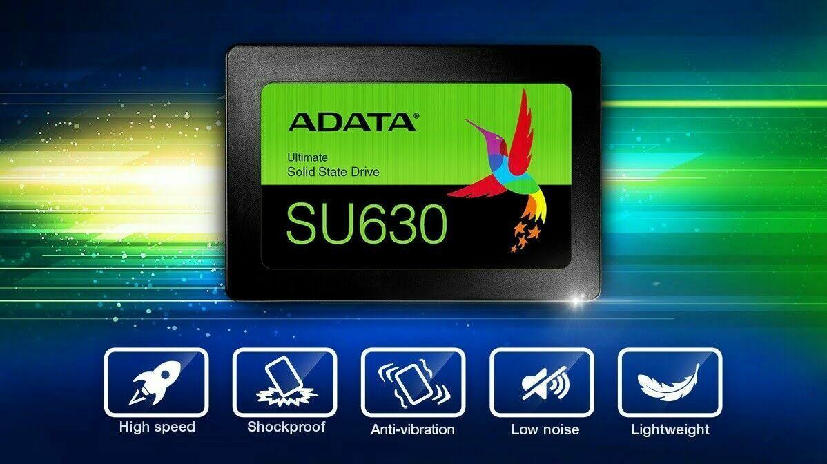 ADATA Ultimate SU630 480GB 3D QLC NAND SATA III 2.5 inch Internal SSD (ASU630SS-480GQ-R)