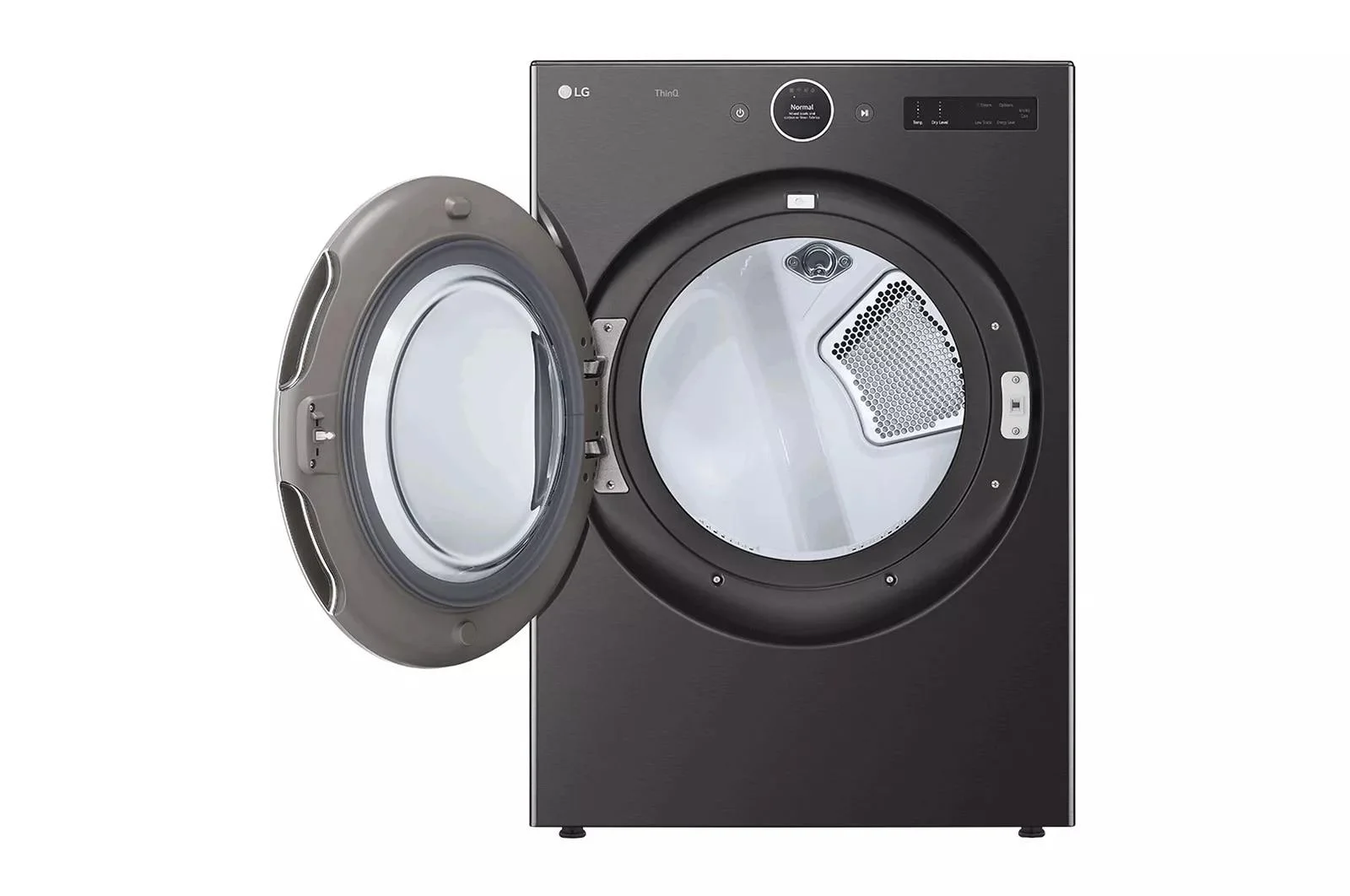 Lg Dlex6700b 27" Wide 7.4 Cu. Ft. Electric Smart Dryer - Silver