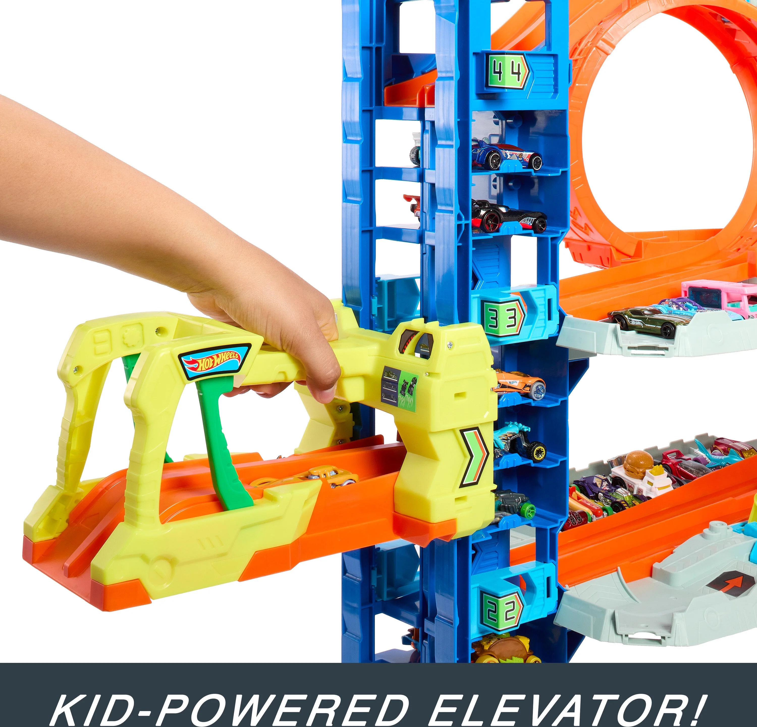 Hot Wheels City Ultimate Garage Playset with 2 Die-Cast Cars, Toy Storage for 50+ Cars - Radiant Selections