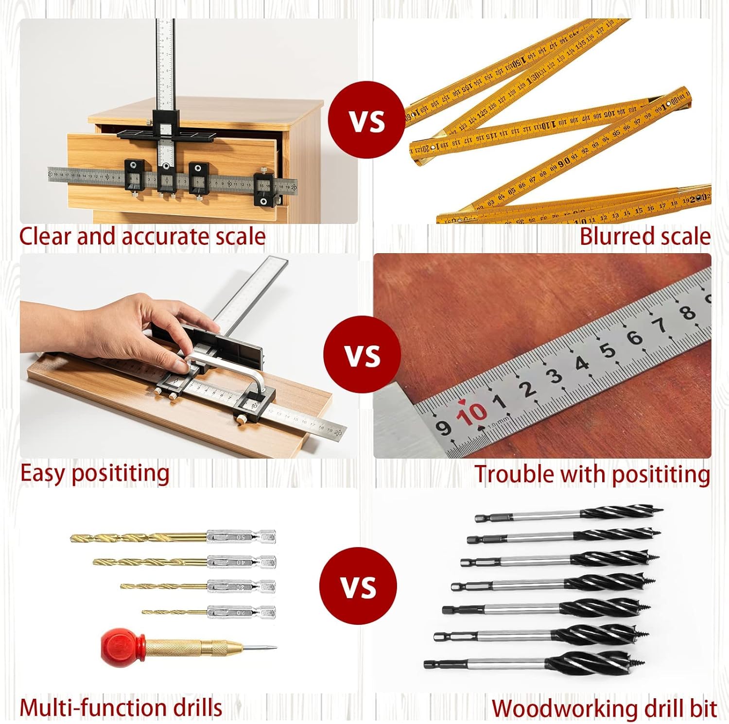 Cabinet Hardware Jig, Solike Aluminum Alloy Cabinet Handle Jig Tool for Fast and Accurate Installation of Door Handles and Drawer Front Knobs