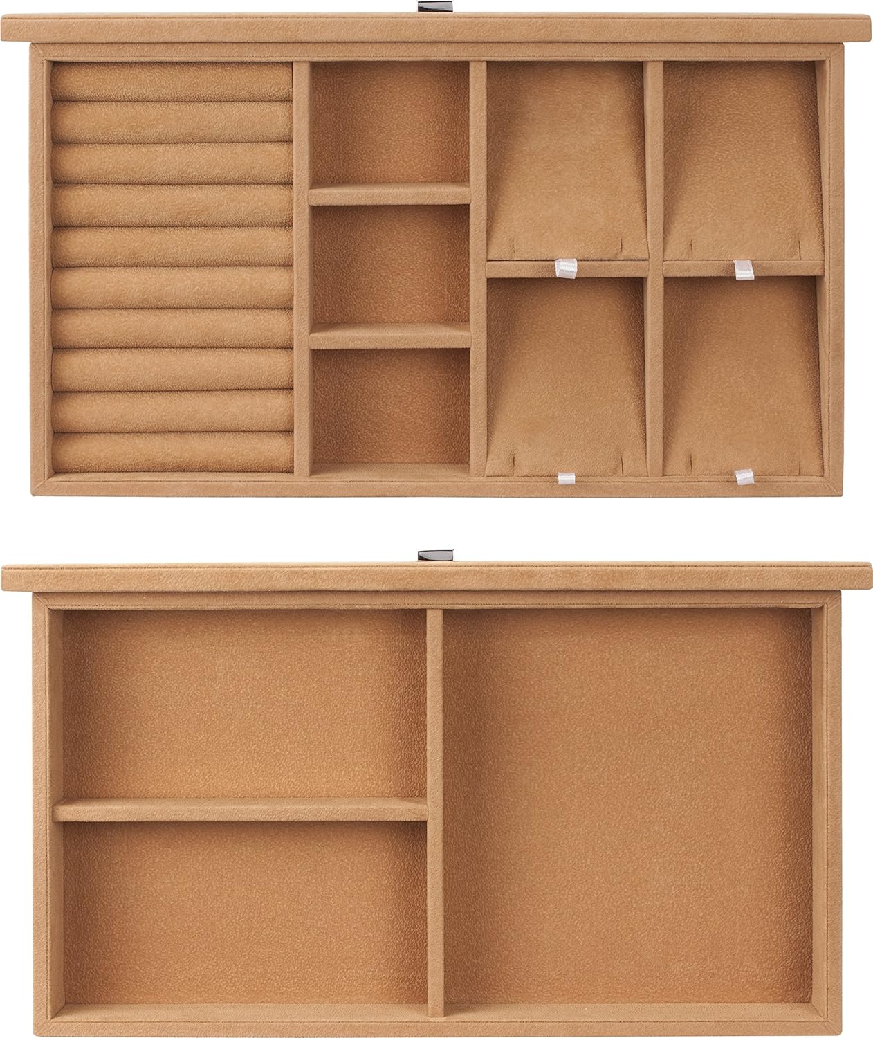 New Barska Steel Fireproof Jewelry Drawer Security Safe Cabinet with Organizer, White