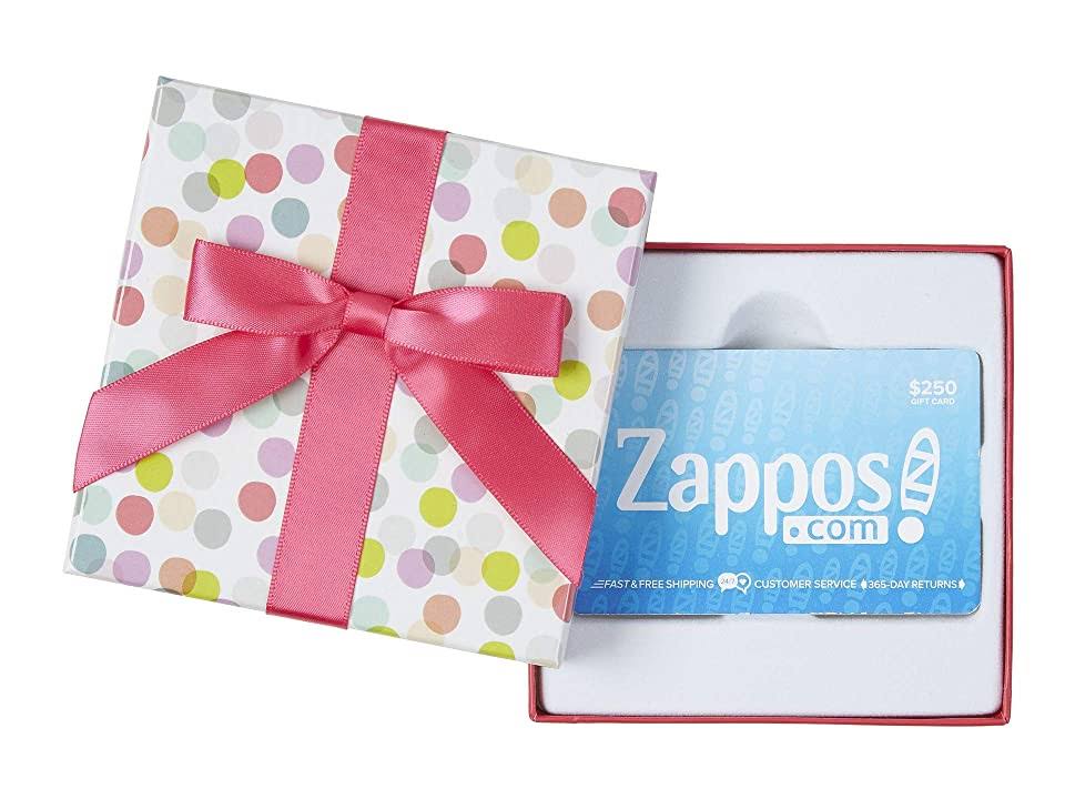 Zappos Gift Cards Gift Card - Dot Box Gift Cards Gifts 250 : One Size