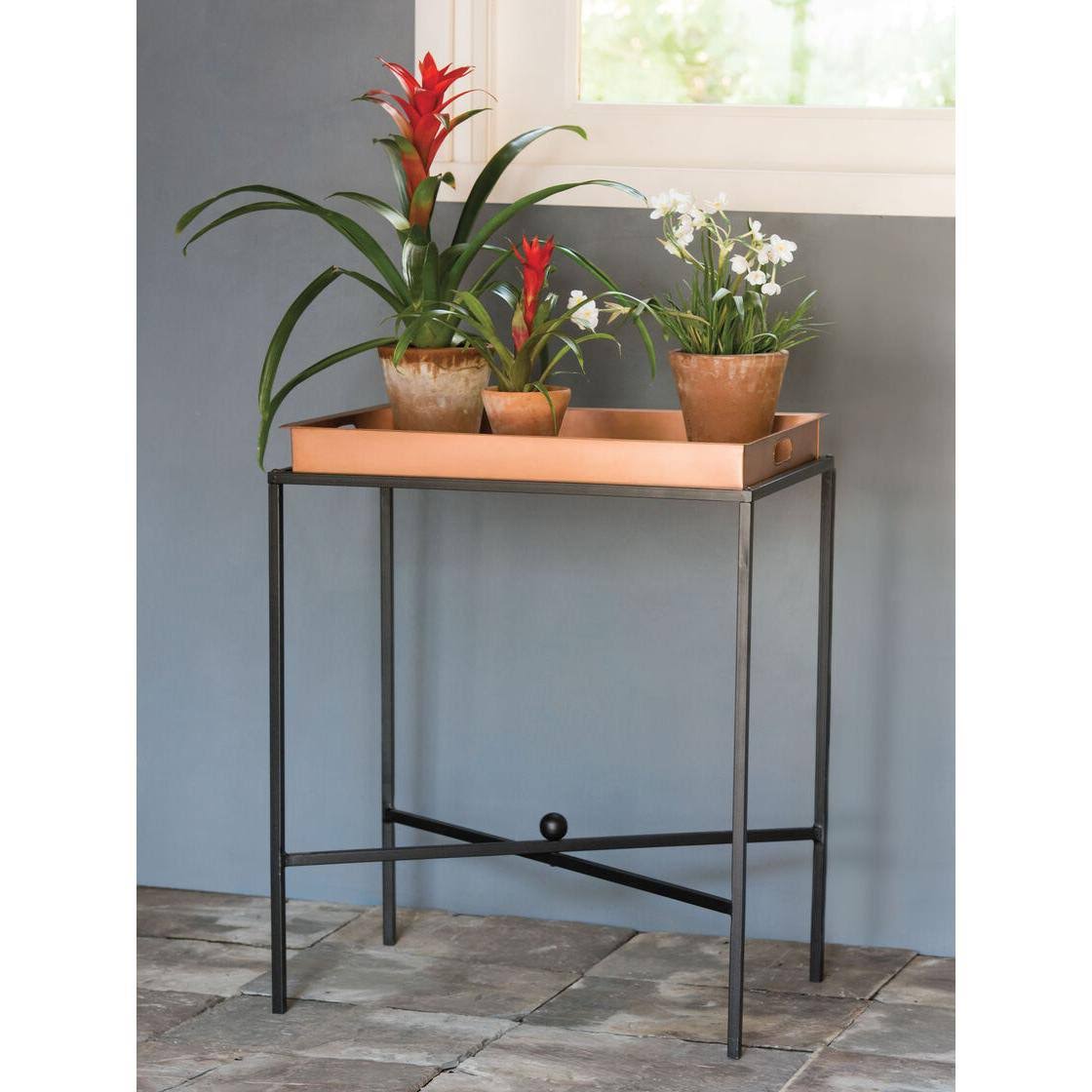 Gardener&s Supply Company Essex Butler&s Tray Plant Stand