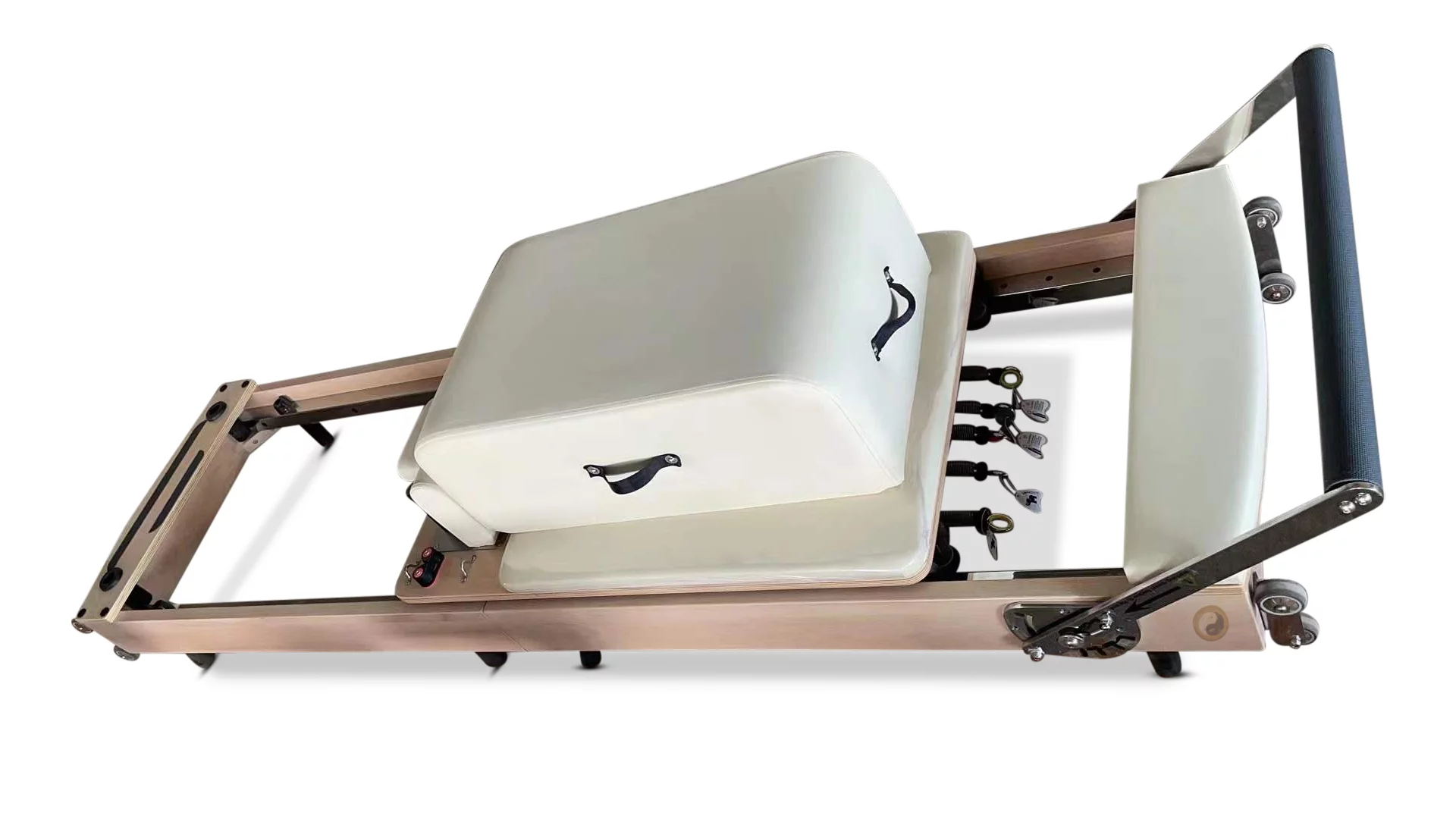Nano Advanced - White Cherry Wood Pilates Reformer By PersonalHour - Radiant Selections