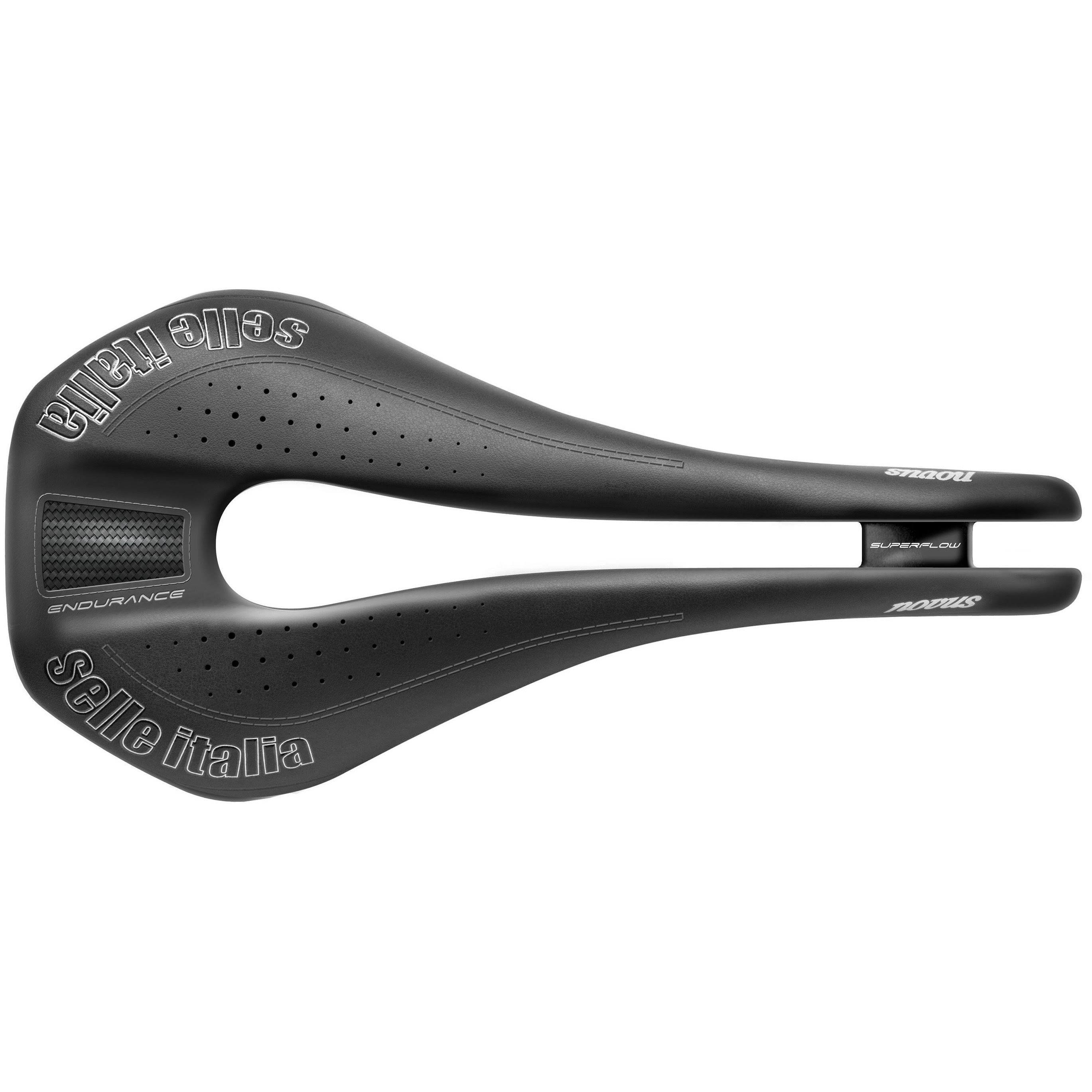 Selle italia Novus Superflow Endurance Saddle Black - Megean