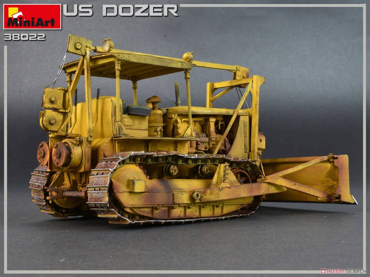 Miniart 1/35 Scale U.S. Bulldozer - Model Kit #38022