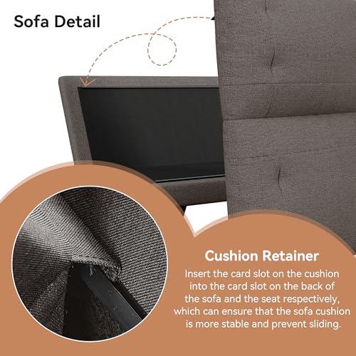 71" Convertible Futon Sofa,Faux Leather Futon Couch Bed,Sleeper Sofa Bed,Memory Foam Modern Folding Small Loveseat for Living Room,Office,Apartment