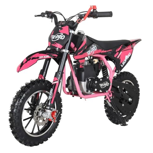 X-PRO Leopard 40 Mini Dirt Bike, Gas Power 4 Stroke Pit Bike! Easy Pull Start, 10" Wheels!