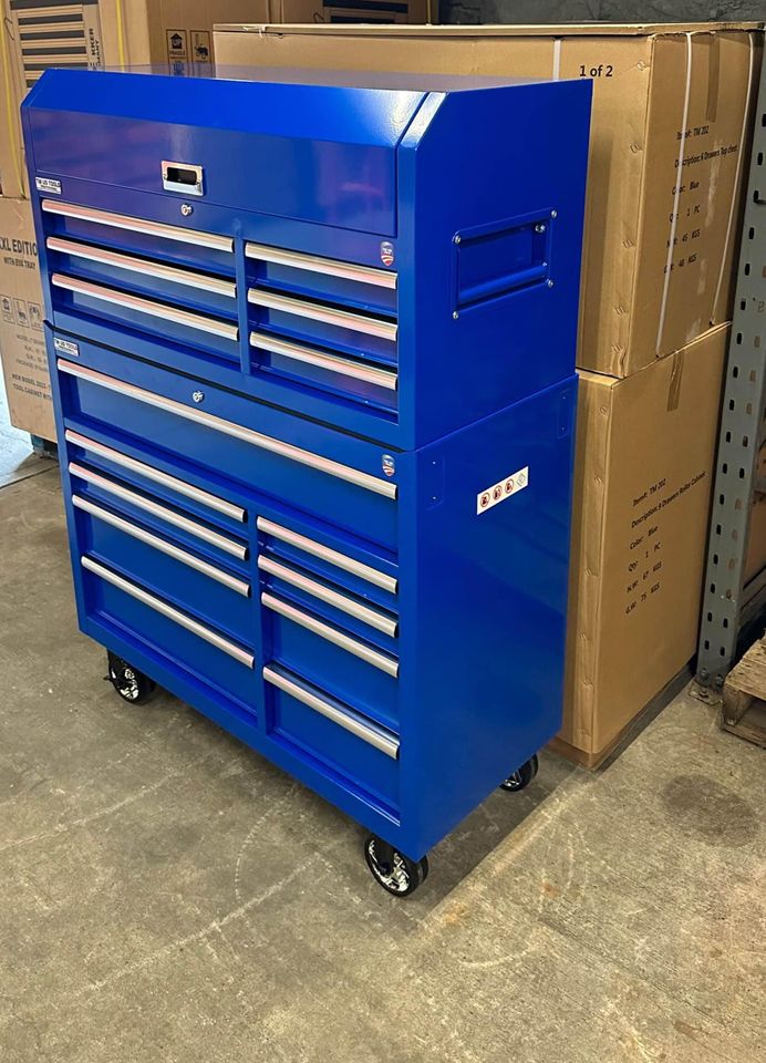 2 PIECE 41&rdquo; INCH 15 DRAWER TOOL CHEST".