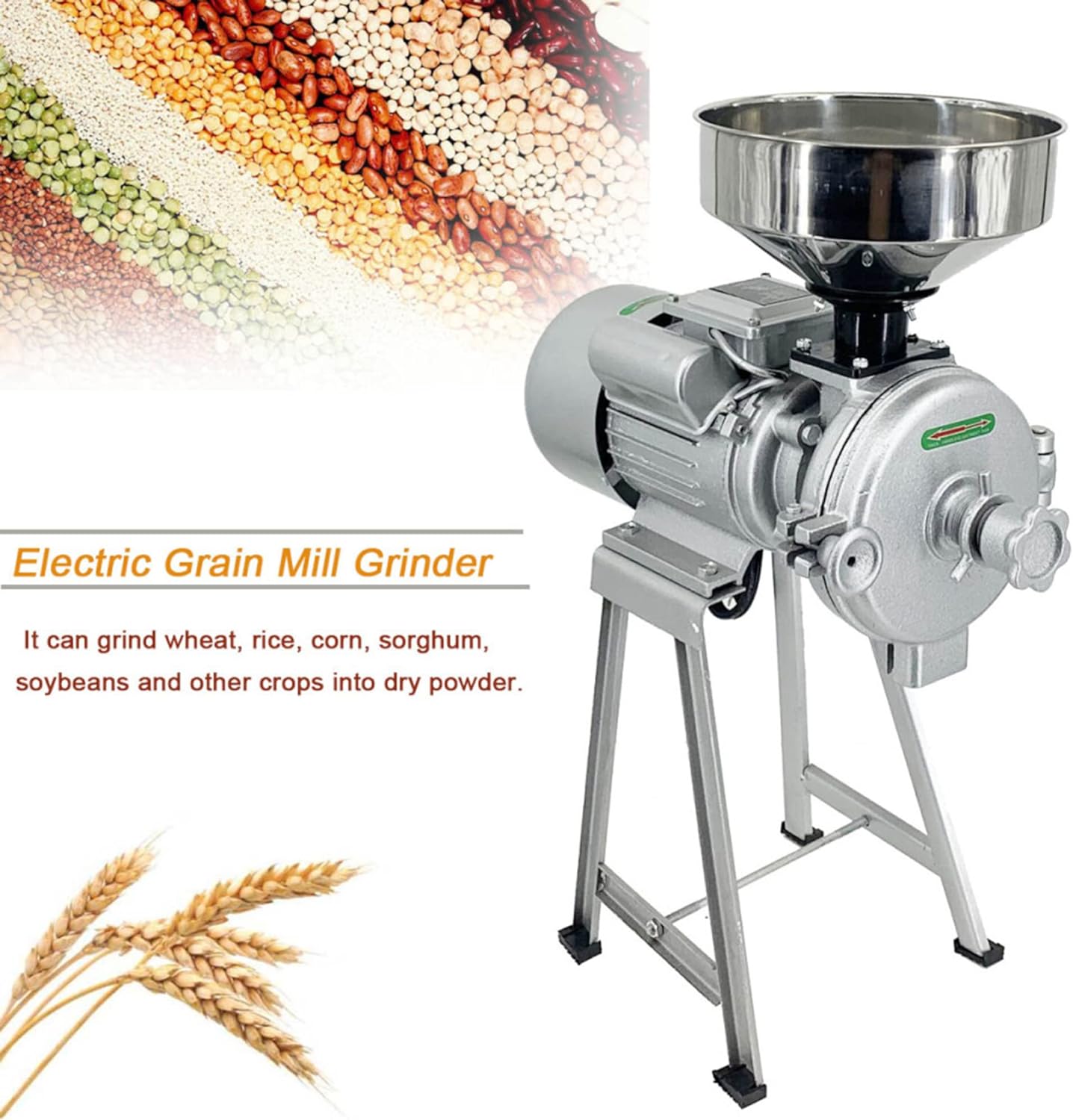 3000W Commercial Mill Grinder for Home Stores
