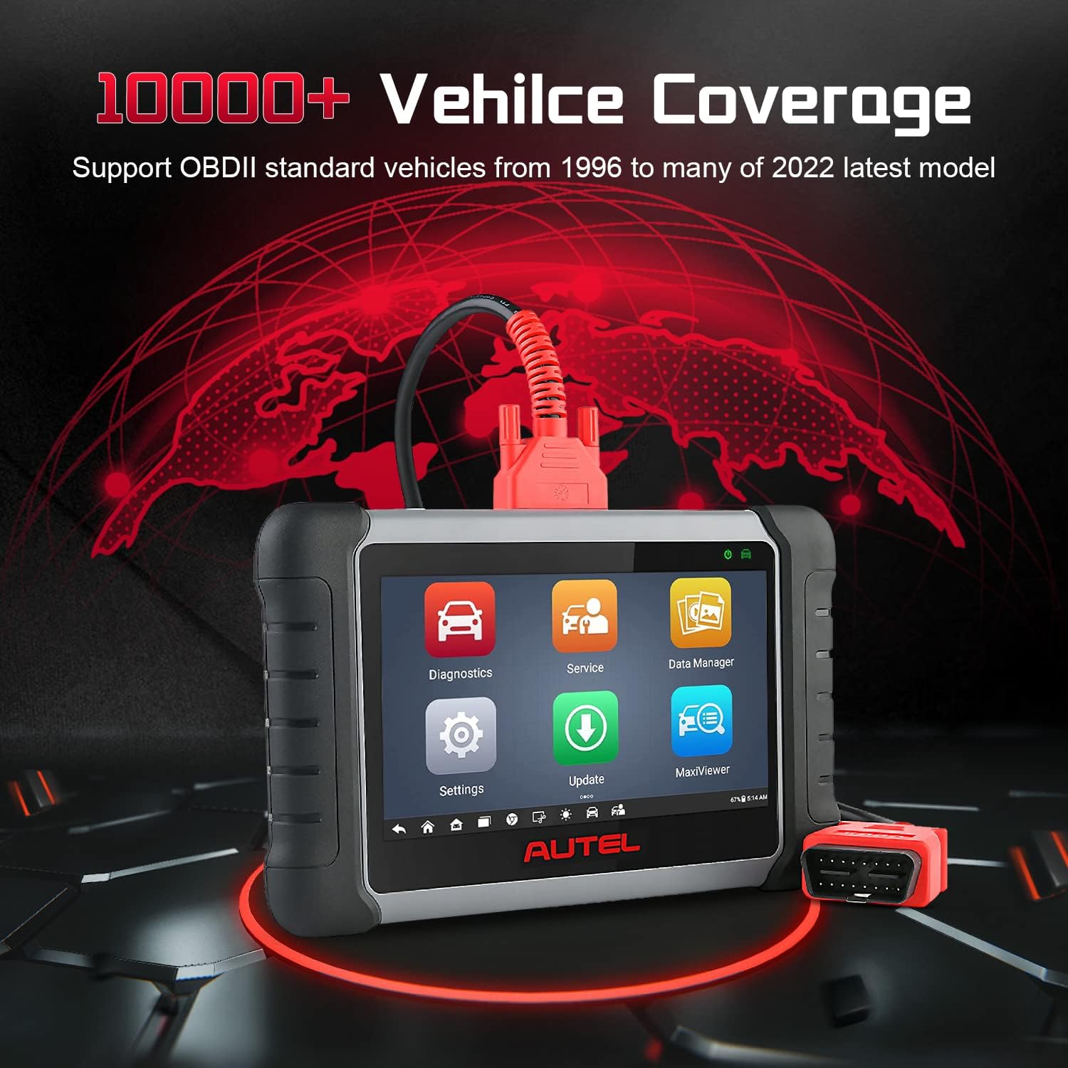 Autel MaxiCOM MK808Z with 60$ MV108S, 2024 Android 11 MK808 Bidirectional Scan Tool Same As MK808BT Pro MX808S MK808S