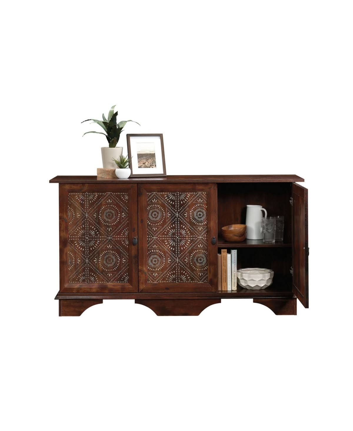 Sauder Viabella Curado Cherry Storage Cabinet