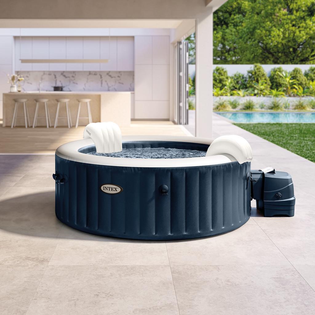 INTEX 28428EX Inflatable Spa, Beige, 4-8 People