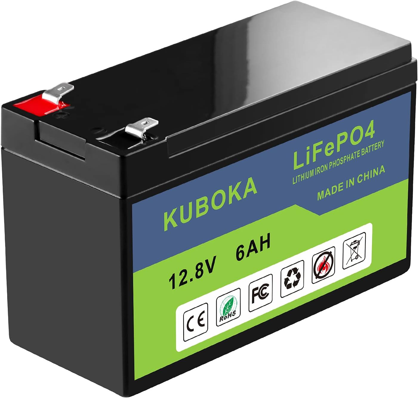 12 Volt Battery - Lithium Battery - 12V 100Ah Lifepo4 Battery Replace SLA Battery | Built-in 100A BMS | Perfect for RV, Solar, Marine