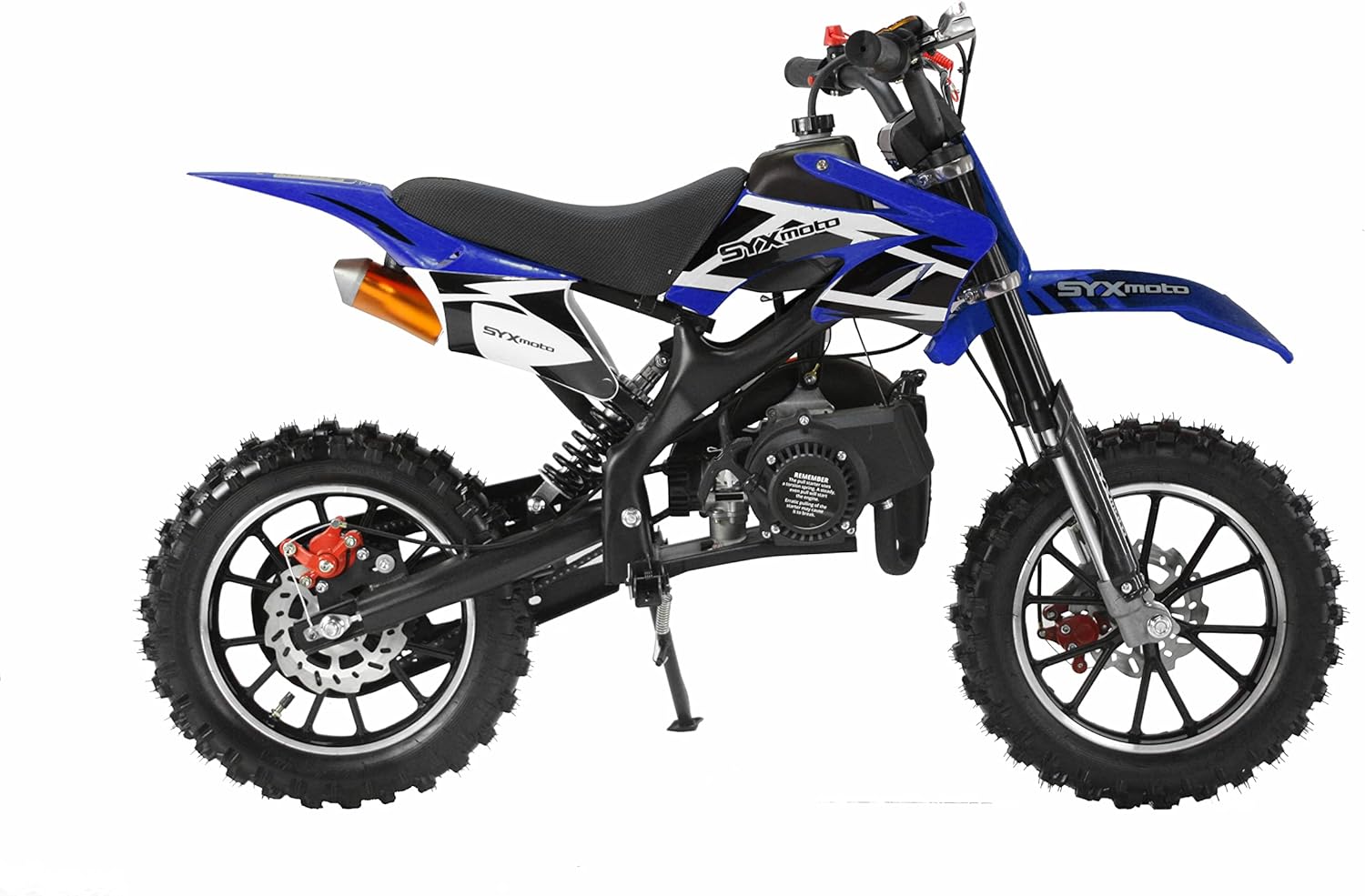 SYX MOTO Kids Dirt Bike Holeshot 50cc Gas Power Mini Dirt Bike Pit Bike Fully Automatic Transmission