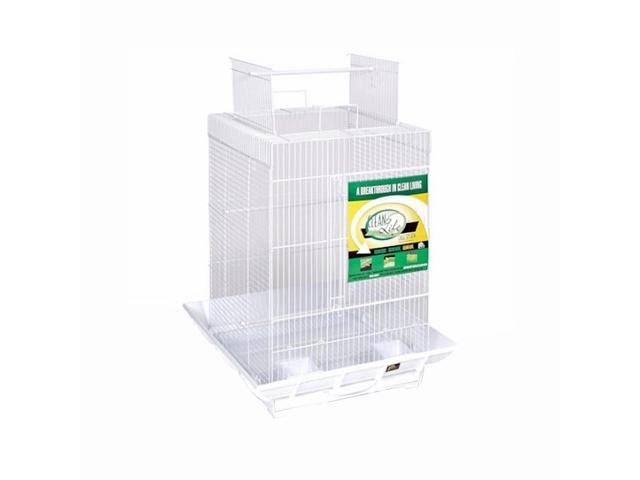 Prevue Hendryx Clean Life Play Top Bird Cage - White