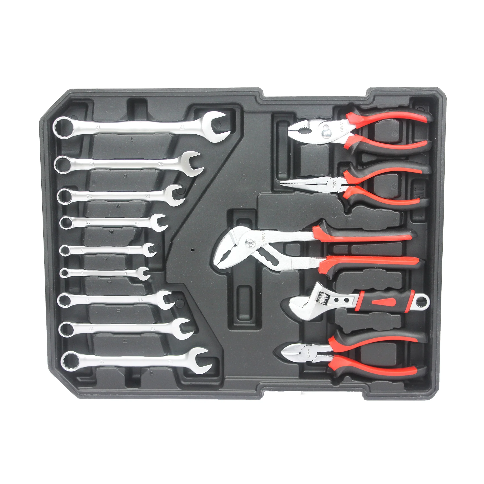 iRerts 899PCS Tool Set, White Hand Tool Box with 4 Layers of Toolset and Wheels, Household Tool Kit with Rolling Tool Box