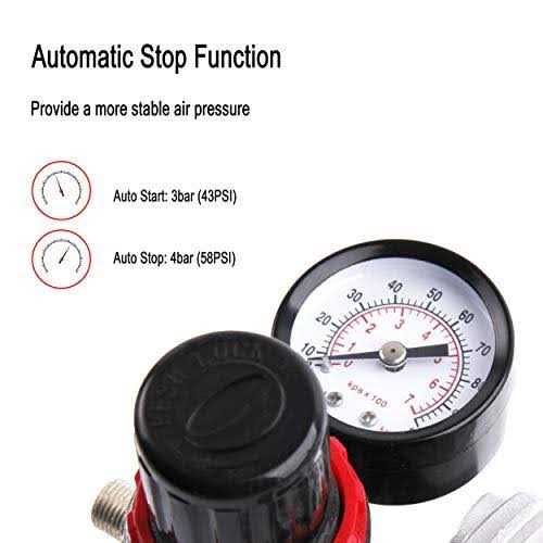 Timbertech Upgraded Airbrush Single-Piston Oil-free Mini Compressor ABPST08 with Cooling Fan - Shop Hardware Tools Online Store