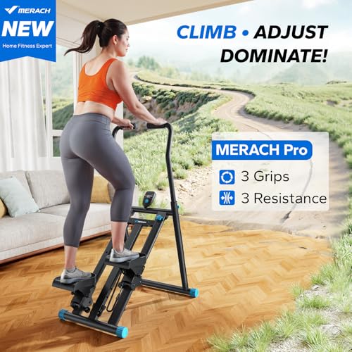 MERACH Stair Stepper for Home Gym Exercise, New Version Vertical Climber Machine for Full-Body Workout