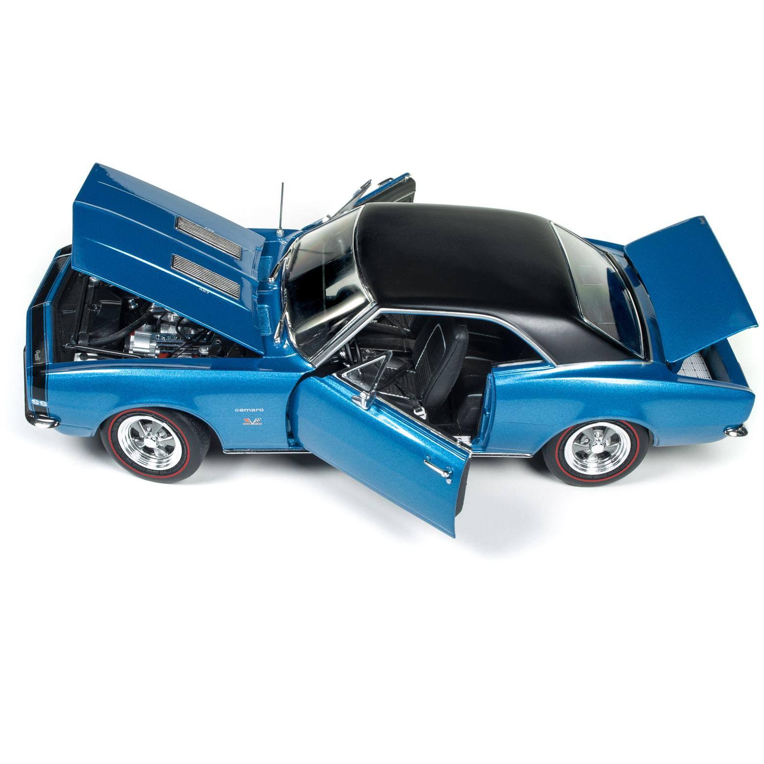 1967 Chevrolet Camaro SS 427 Baldwin Motion Marina Blue with Black Hardtop 50th
