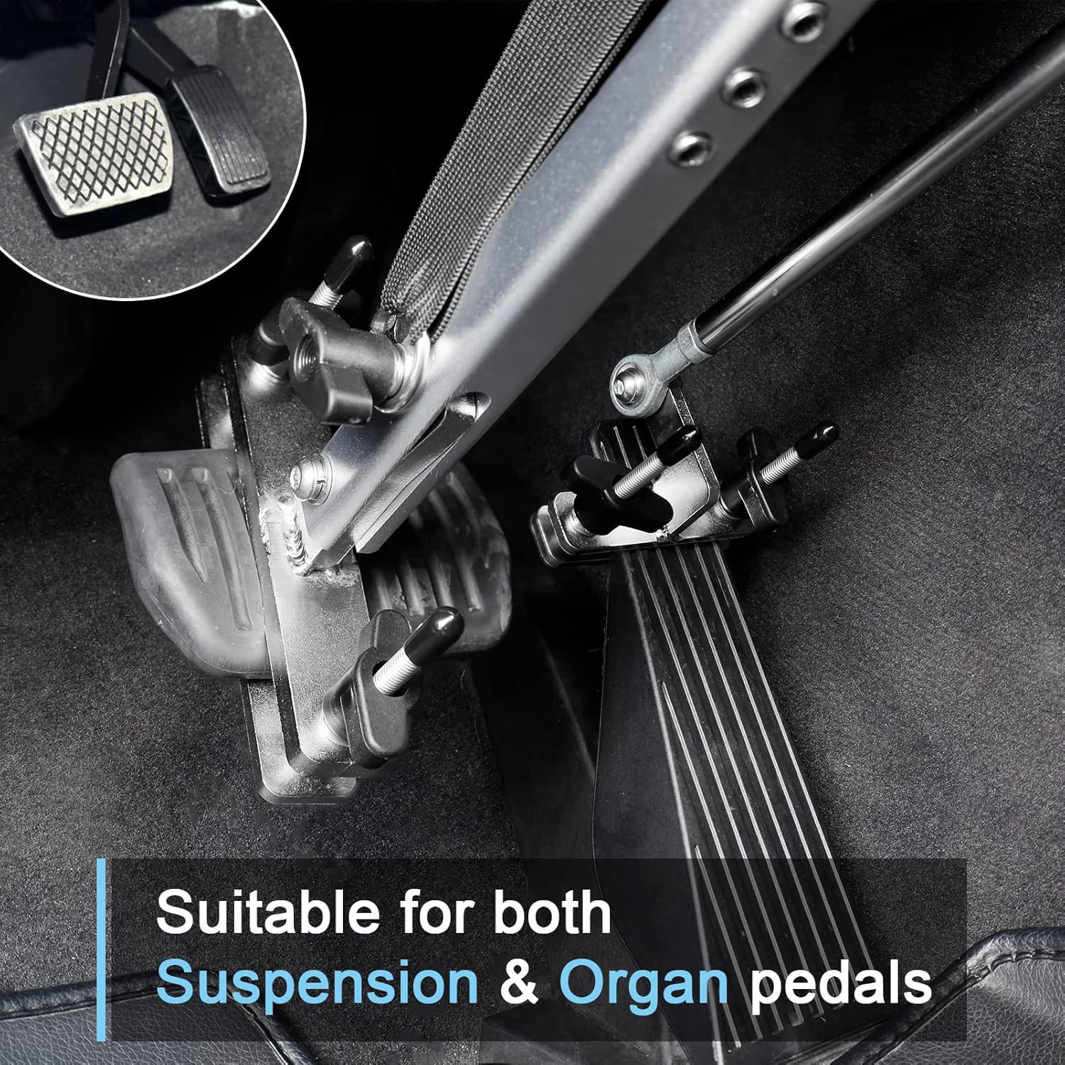 Hand Controls for Disabled Drivers Push and Pull | All Metal Steel Handicap Driving Aids Stick